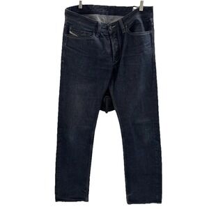 Diesel Viker Regular Straight Jeans  Denim 32x34 Mens Blue Pants Cotton 0088Z